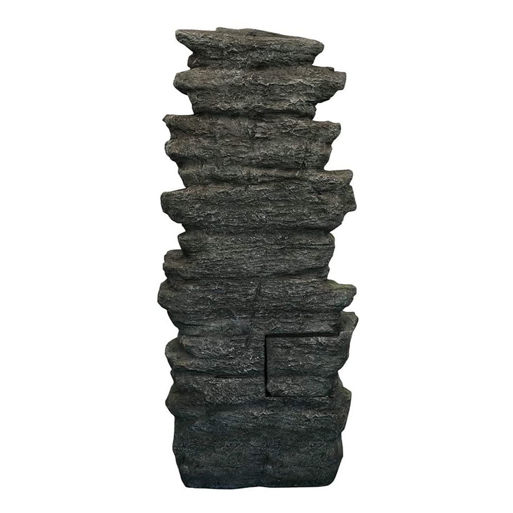 Watnature 40" Outdoor 6-Tier Cascading Fountain