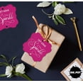 thumbnail image 6 of Inkdotpot Pack Of 100 Real Silver Foil Bracket Shape Paper Tags Let Love Sparkle Wedding Favor Hang Tags, 6 of 7