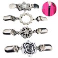 thumbnail image 2 of 4 piezas Vintage suéter chal Clips Retro cárdigan cuello Clips vestido camisa broche Clips para mujeres niñas vistiendo, 4 estilos Ormromra 221801-2, 2 of 9