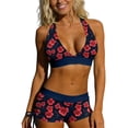 thumbnail image 6 of LYEAA Womens Bikini Bathing Suits High Waisted Swimsuits 2 Piece Trendy Print Swim Sets Beach Vacation Swimwear, 6 of 8
