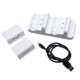 thumbnail image 1 of Base de carga dual para controlador inalámbrico con mango XBOXONE, cargador de soporte Base de estación de carga de base dual con dos baterías recargables + cable USB Xemadio 2033396-2, 1 of 9