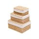 thumbnail image 1 of Cestas de almacenamiento de escritorio de 3 piezas, organizador de baño apilable multiusos para Caqui con tapa, 1 of 7