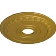 thumbnail image 3 of Ekena Millwork 17 1/2"OD x 3 5/8"ID x 1"P Munich Ceiling Medallion (Fits Canopies up to 5 5/8"), Hand-Painted Pharaohs Gold, 3 of 6