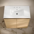 thumbnail image 5 of St. Tropez 36" Freestanding Bathroom Vanity in Natural Oak with 3-Hole Widespread Sink Top, 5 of 7