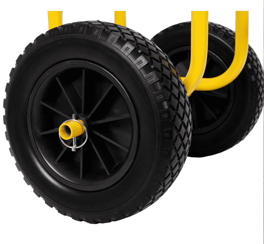 M Shape Suspenz SUP Cart 10in Flat-Free Tires 150 LBS Capacity Yellow