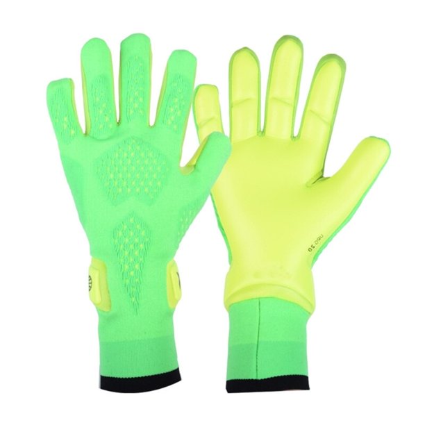 Guante de fútbol de portero con soporte para los dedos, 3 tamaños Fivean unisex