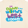thumbnail image 4 of Inktastic Daddy Worlds Best Roofer Boys or Girls Toddler T-Shirt, 4 of 5