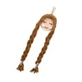 thumbnail image 4 of Soporte para lazos para el cabello, organizador de diademas, soporte para lazos para el cabello, con gancho, exhibición, para niñas, decoración para marrón, 4 of 8