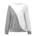 thumbnail image 5 of WXLWZYWL Trendy Sweatshirts For Women 2023 Women'S Round Neck Casual Long Sleeve Print Sweatshirt Tops Blouse, 5 of 5