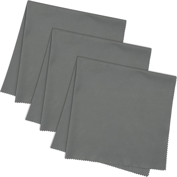 3-Pack Extra Large 16x16 Inch Lint-Free Microfiber Cleaning Cloths for Laptop, TV & Delicate Surfaces