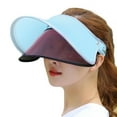 thumbnail image 3 of Ettsollp Summer Unisex Outdoor Sports Anti-UV Cap Sun Visor Hat Breathable Sunhat-Rose Red, 3 of 4