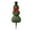 31 Inches, variant on Snowman Topiary Christmas Decoration 25 Inch, Artificial Boxwood Snowman with Red Bow & Santa Hat, Ready-to-Display Indoor Outdoor Holiday Decor