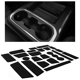 thumbnail image 1 of CupHolderHero se adapta a accesorios Chevy Silverado1500 y GMC Sierra 2014-2022 Premium Custom Interior antideslizante antipolvo inserto de portavasos consola Liner Mats juego de 23 piezas (doble cabi, 1 of 1