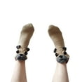 thumbnail image 2 of ZAXARRA Chaussettes Décontractées pour Femmes Hiver Automne, Style Animal Patchwork Antidérapant Chaussettes de Sol, 2 of 9