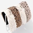 thumbnail image 1 of wonima11 4 Pack Women's Fashion Headbands - Non-Slip Knotted Wide Headbands with Pearl Accents for Yoga, Workout, Daily Styling & Gifts (Multi-Color Set), 1 of 1