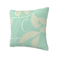 thumbnail image 2 of YFYANG Square Decorative Throw Pillow Case (Without Pillow Insert), Green Plant Leaf Texture Bedroom Sofa Car Cushion Cover, 24"x24", 2 of 9
