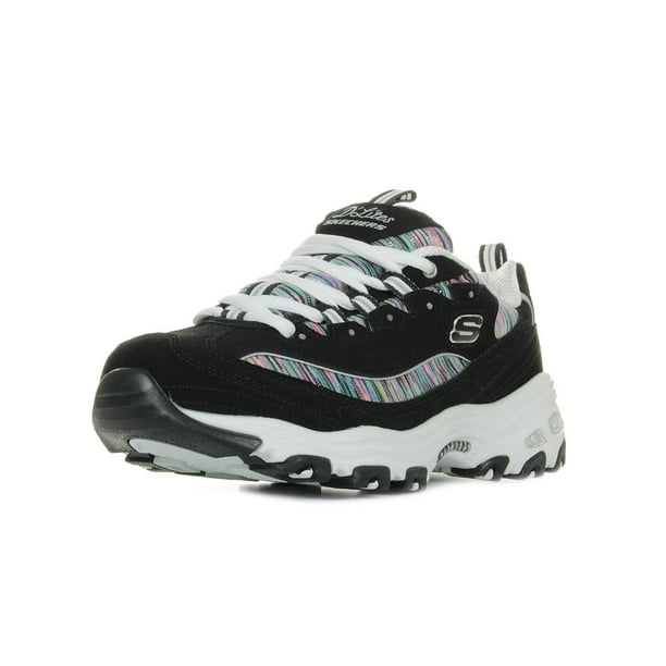 Zapatillas Skechers D'Lites Interlude Mujer Negro/Multicolor 39.5