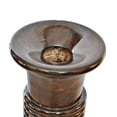 thumbnail image 6 of Antique Decorative Brown Hand Curved Mango Wood Floor Flower Vase with Unique Textured Pattern, 36 Inch, 6 of 6