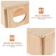 thumbnail image 3 of Escondite de madera para hámster, casa de descanso para hámster, casa para conejillos de indias, nido pequeño para mascotas de interior, 3 of 6