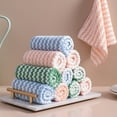 thumbnail image 4 of Kripyery 5Pcs Cleaning Towel Easy to Clean Thickened Breathable Water Absorbent Washing Dishcloths for Restaurant, 4 of 8