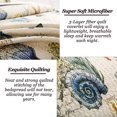 thumbnail image 5 of Conch King Quilt Set - Soft Microfiber Lightweight 3-Piece for All Season (1 Quilt, 2 Pillow Shams), 5 of 9