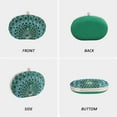 thumbnail image 3 of Clutch Purses for Women, Rhinestone Glitter Peacock Evening Handbag Formal Clutch Bag for Wedding Party Prom, 3 of 6