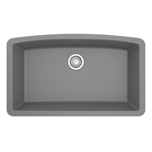 Karran Usa Qu-712 Quartz Qu 32" Undermount Single Basin Quartz Composite Kitchen Sink -