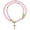 Pink, variant on Rosary Bracelet with Magnetic Clasp, Catholic Wrist Rosary for Women, Handmade Christian Prayer Beads Chain with Cross Charm (Gold)Q