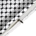 thumbnail image 4 of 3 Pcs Soft Bedding Set, Includes 1 Duvet Cover with Zipper And 2 Pillow Shams,Palestinian Hatta Kufiya Folk Pattern Twin(86"x70"), 4 of 8