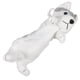 thumbnail image 2 of EeaseMX Estuche para lápices de imitación de perro de peluche, adorable estuche de papelería, portalápices creativo para hombre, mujer y estudiante (Husky blanco de 20 cm), 2 of 8