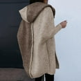 thumbnail image 5 of Niaviben Knit Cardigan Long Cardigan Hooded Cardigan for Women Fall Cardigan Sweaters for Women Crochet Sweater Womens Cardigan Khaki L, 5 of 5