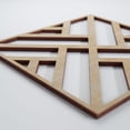 thumbnail image 5 of Ekena Millwork 7 3/8"W x 7 3/8"H x 1/4"T Extra Small Killeen Decorative Fretwork Wood Wall Panels, Birch, 5 of 18