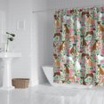 thumbnail image 2 of Cute Boxer Dog and Flowers Florals Shower Curtain 72"x72" ,Bathroom Decorative Shower Curtains Set with 12 Hooks,Modern Waterproof Washable Shower Curtain, 2 of 6