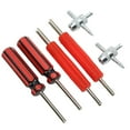 thumbnail image 1 of Tire Valve Core Remover, Single Double Heads Repair Installer Multifunction 6PCS 4 Way Tire Valve Tool  For Cars Trucks Motorcycles, 1 of 8