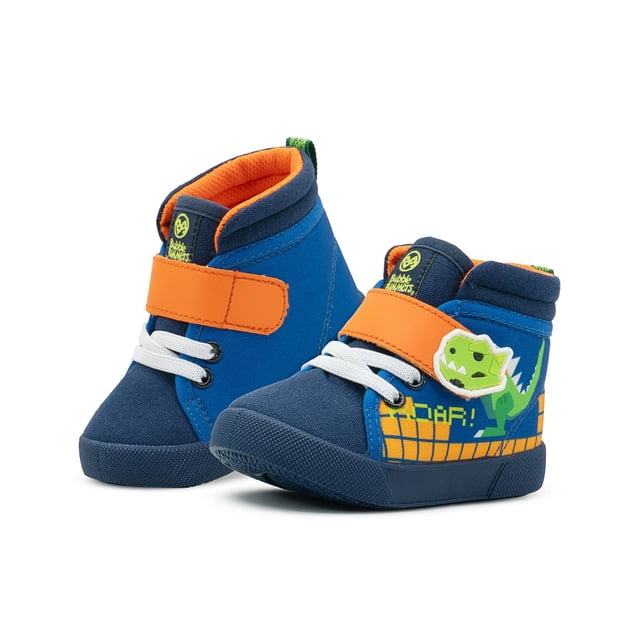 Tenis Bota Bubble Gummers Para Niño Sox Color Marino 12-17 naranja 15