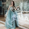 thumbnail image 4 of Colourpop Vestidos Largos De Noche Para Mujer Para Debut 18 Años 2021 Moda Elegante Banquete Reunión Anual Anfitrión Bordado Colorpop Tul Graduación De Baile, 4 of 4