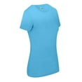 thumbnail image 3 of ACTIVE UNIFORMS SCRUBS Women's Short Sleeve Round-Neck T-Shirt Under Scrub (Aqua, X-Small), 3 of 6