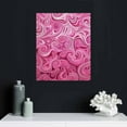 thumbnail image 4 of Nawypu Pink Canvas Wall Art Abstract Art Canvas Paintings Pink and Gold Wall Decor Marble Canvas Wall Art Pink Artwork for Walls Modern Marble Bathroom Decor Wall Art for Living Room, 4 of 4