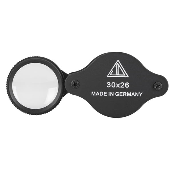 Lupa de bolsillo plegable 30X Mini lupa de metal para joyería Lupa portátil Tmvgtek Piezas de repuesto para herramientas