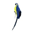 thumbnail image 2 of Simulación Estatua de la estatua de la escultura de aves Decoración de la colección de la pared de la pared de la pared para el césped al aire libre Azul 35 cm, 2 of 8