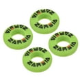 thumbnail image 1 of Amortiguador de vibración de tenis Uxcell, paquete de 4, verde, 1 of 6