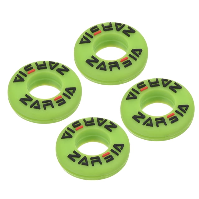 Amortiguador de vibración de tenis Uxcell, paquete de 4, verde