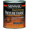 thumbnail image 1 of Minwax 63005 1 qt. Semi Gloss Fast Dry Polyurethane - Clear, 1 of 4