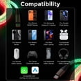 thumbnail image 5 of SIKAI CASE Light up Type-C to Type-C Cable,6A 100w Fast Charging Cable (3.3ft/1m), RGB Braeathing Light Charging Cable Compatible with iPhone&nbsp;15 iPhone, Samsung, 5 of 8