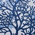 thumbnail image 5 of Awypu Nautical Coastal Sea Blue White Coral Reef Summer Waterproof Shower Curtain Multiple Sizes for Bathroom White, 5 of 7