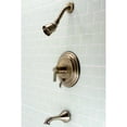 thumbnail image 2 of Kingston Brass KB36330NDL NuvoFusion Single-Handle Tub and Shower Faucet, Antique Brass, 2 of 3