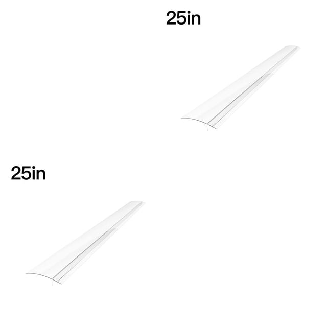 Bewildely Cubierta para mostrador de estufa, cubierta de silicona para estufa, tira sellada para grietas, resistente al calor, protector para estufa de Transparente 1 Uds. 25 pulgadas 2piezas Bewildely CBP261348