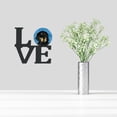 thumbnail image 2 of Blue Gordon Setter Metal Wall Artwork LOVE, 2 of 2