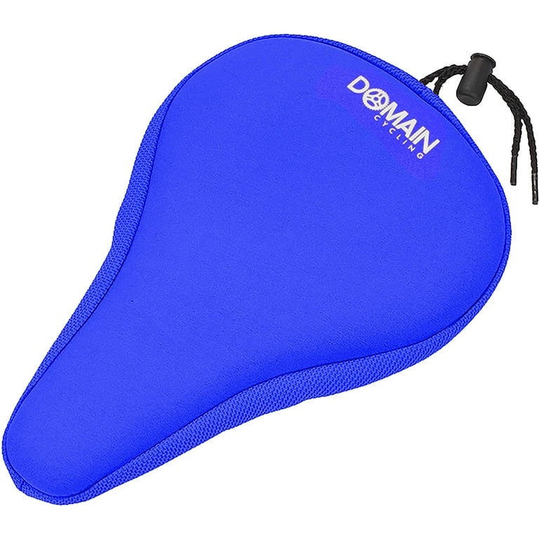 Domain Cycling Premium Bike Gel Seat Cushion Cover 10.5X7 Purple NEW