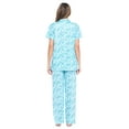 thumbnail image 4 of Casual Nights Women's Short Sleeve Floral Pajama Set, 4 of 5
